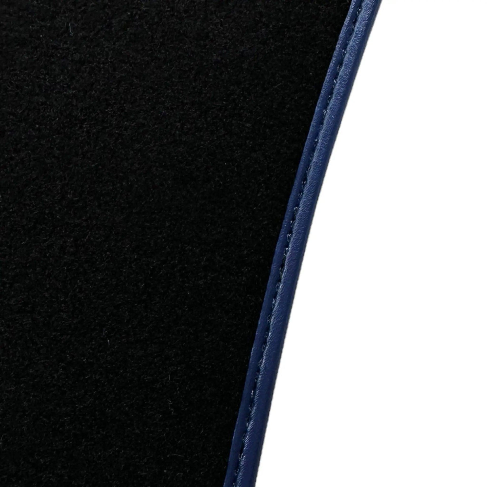 Black Floor Mats for Ferrari 812 GTS (2019-2023) with Carbon Leather - AutoWin