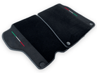 Black Floor Mats For Ferrari California 2008-2014 With Alcantara - AutoWin