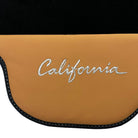 Black Floor Mats for Ferrari California (2008-2014) with Beige Tradizione Nappa Leather - AutoWin