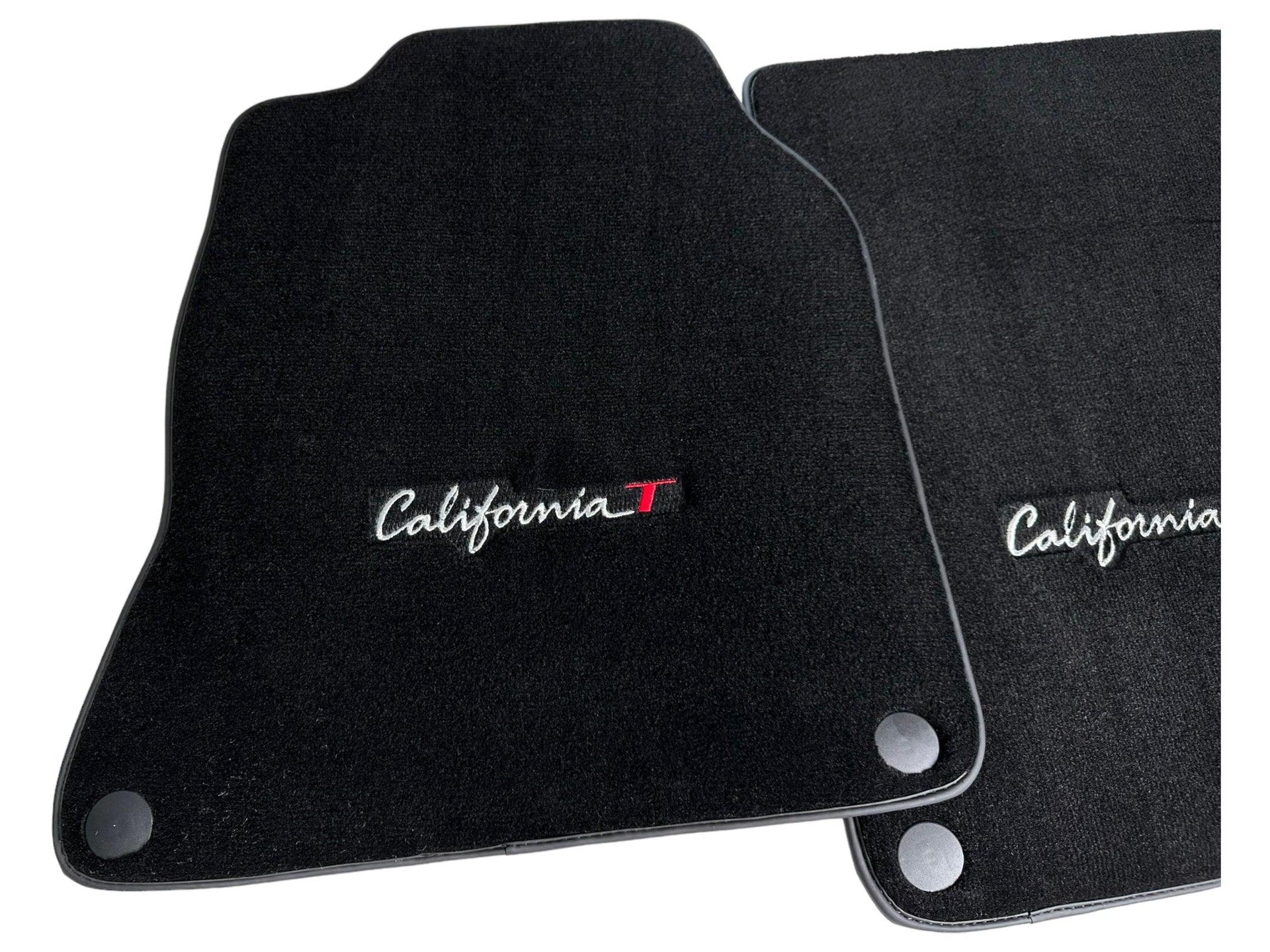 Black Floor Mats For Ferrari California T 2015–2018 - AutoWin