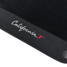 Black Floor Mats For Ferrari California T 2015–2018 with Black Alcantara - AutoWin