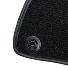 Black Floor Mats For Ferrari California T 2015–2018 with Brown Leather - AutoWin