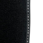 Black Floor Mats for Ferrari F12 Berlinetta (2012-2022) with Red Alcantara Leather - AutoWin