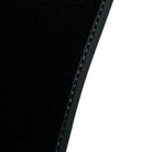 Black Floor Mats for Ferrari F12 Berlinetta (2012-2022) with Red Alcantara Leather - AutoWin