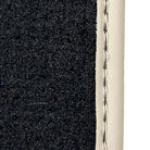 Black Floor Mats For Ferrari GTC4 Lusso (2016-2023) with Leather | Beige Trim - AutoWin