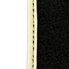 Black Floor Mats for Ferrari Roma (2021-2024) with Leather