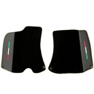 Black Floor Mats for Ferrari Roma (2021-2024) with Leather