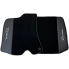 Black Floor Mats for Ferrari Roma (2021-2024) with Leather - AutoWin