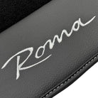 Black Floor Mats for Ferrari Roma (2021-2024) with Leather - AutoWin