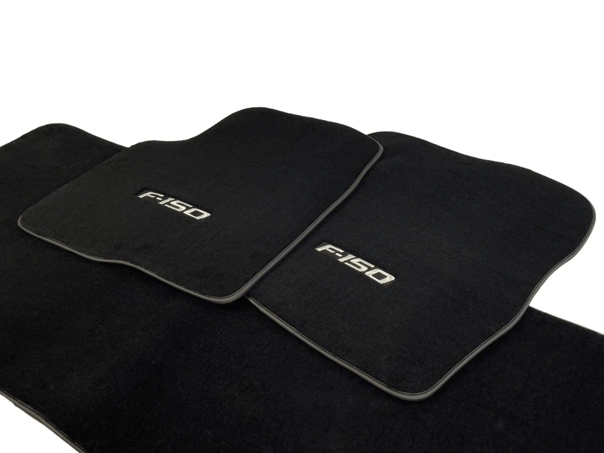 Black Floor Mats For Ford F150 2009-2014 - AutoWin