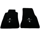 Black Floor Mats For Ford Mustang V (2004-2010) With Pony - AutoWin