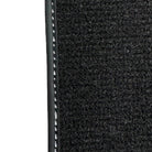 Black Floor Mats For Ford Mustang VI (2015-2023) With Pony - AutoWin