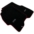 Black Floor Mats For Honda Civic VI (1995-2000) ER56 Design with Red Trim - AutoWin
