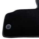 Black Floor Mats for Lamborghini Gallardo With Red Leather - AutoWin