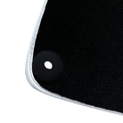 Custom Black Floor Mats for Lamborghini Huracan STO - White Trim
