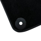 Black Floor Mats for Lamborghini Huracan with Yellow Alcantara Leather - AutoWin