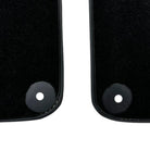 Black Floor Mats for Lamborghini Huracan with Yellow Alcantara Leather - AutoWin