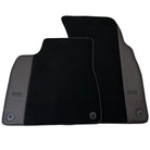 Black Floor Mats for Lamborghini Urus with Dark Brown Leather | ER56 Design - AutoWin