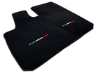 Black Floor Mats For Maserati Coupé (2001-2007) Italy Edition - AutoWin