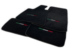 Black Floor Mats For Maserati Ghibli 2013-2022 Italy Edition - AutoWin