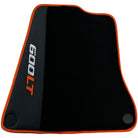 Black Floor Mats for McLaren 600 LT (2018-2020) With Alcantara Leather - AutoWin