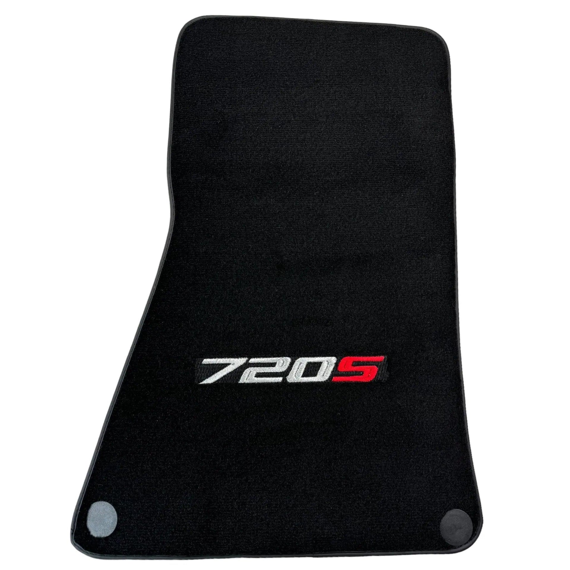 Black Floor Mats for McLaren 720S Tailored Carpets Set AutoWin - AutoWin