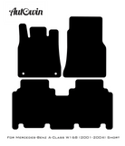 Black Floor Mats For Mercedes Benz A-Class W168 (2001-2004) | Limited Edition - AutoWin