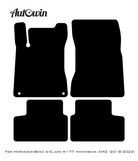 Black Floor Mats For Mercedes Benz A-Class W177 Hatchback AMG (2018-2023) | Limited Edition - AutoWin