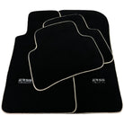 Black Floor Mats For Mercedes-Benz C Class W202 (1993-2000) ER56 Design - AutoWin