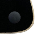 Black Floor Mats For Mercedes-Benz C-Class W204 (2007-2014) ER56 Design - AutoWin