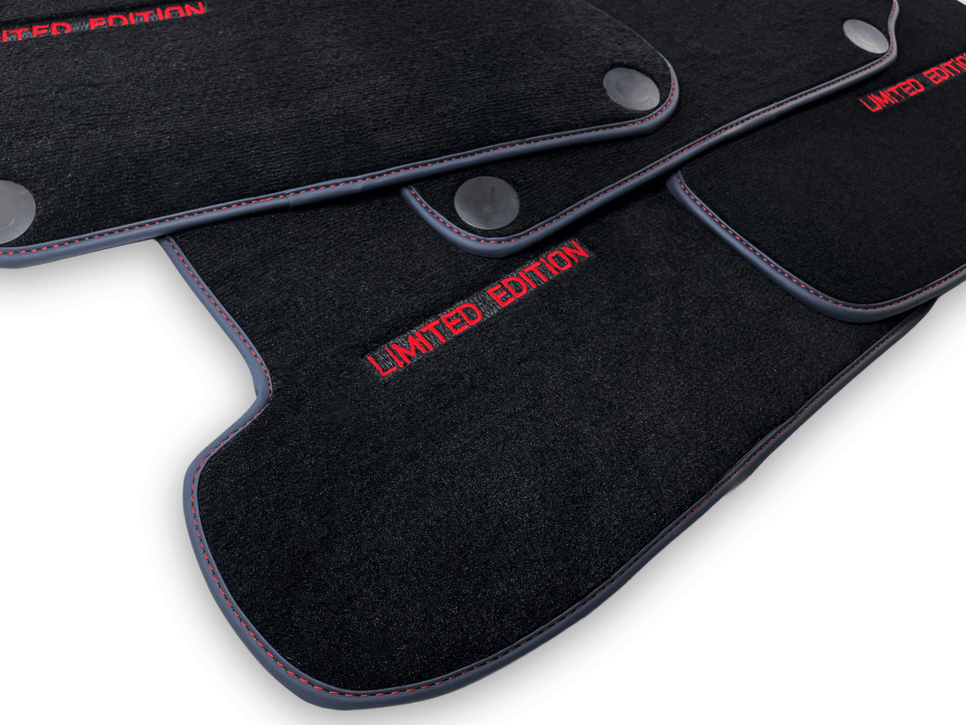 Black Floor Mats For Mercedes Benz C-Class W204 Sedan (2007-2014) | Limited Edition - AutoWin