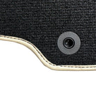 Black Floor Mats For Mercedes-Benz C Class W206 (2021-2023) Beige Trim - AutoWin