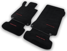Black Floor Mats For Mercedes Benz CLK-Class A209 Convertible (2003-2010) | Limited Edition - AutoWin