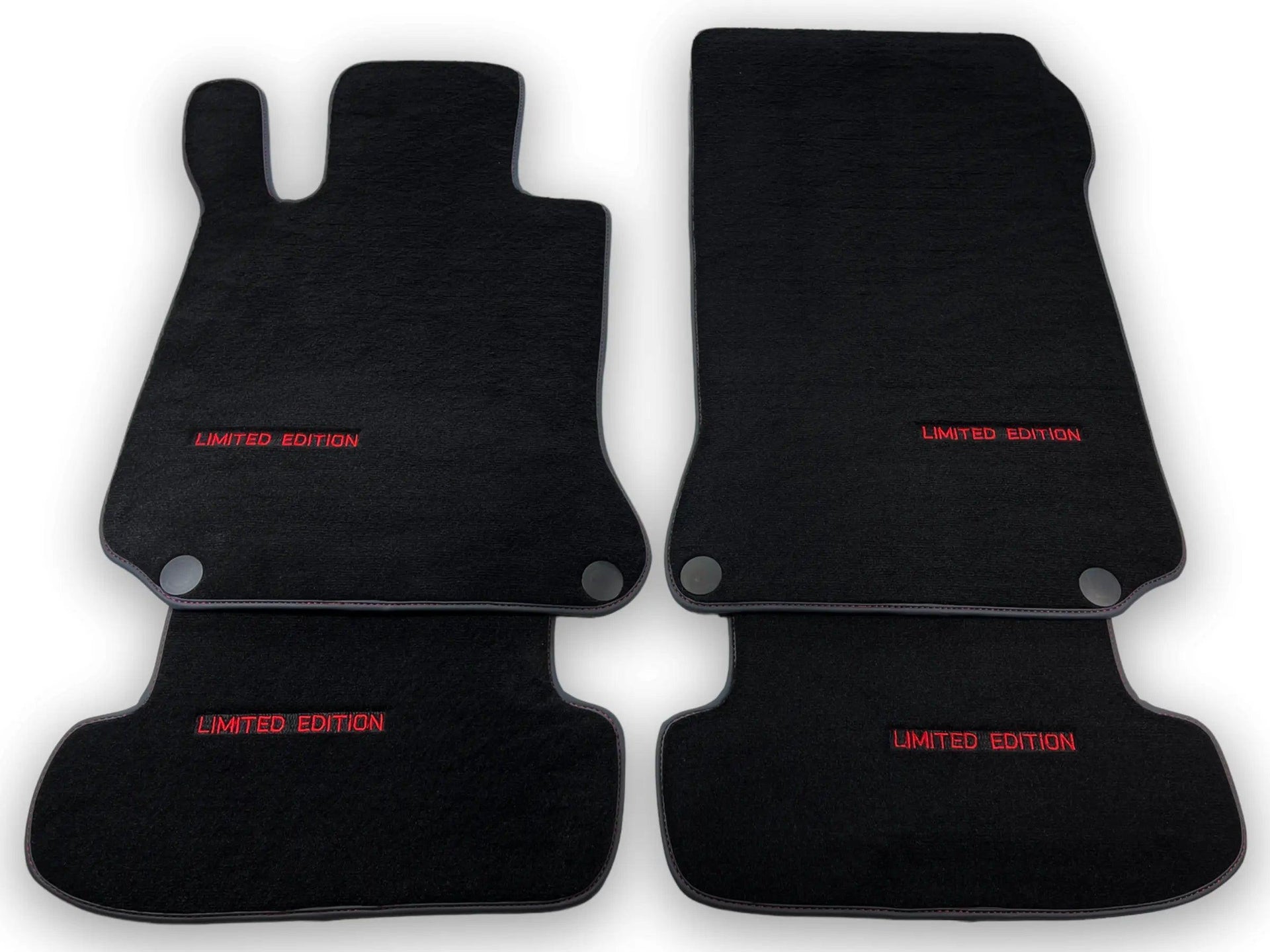Black Floor Mats For Mercedes Benz E-Class S210 Estate (1996-2003) | Limited Edition - AutoWin