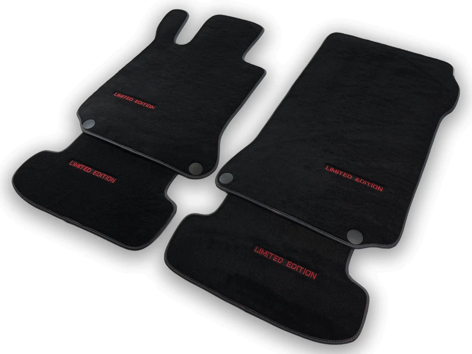 Black Floor Mats For Mercedes Benz E-Class W213 Sedan (2016-2020) Hybrid | Limited Edition - AutoWin