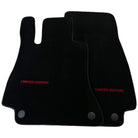 Black Floor Mats For Mercedes Benz E-Class W213 Sedan (2016-2020) | Limited Edition - AutoWin
