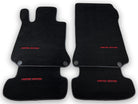 Black Floor Mats For Mercedes Benz E-Class W214 Sedan (2023-2024) Hybrid | Limited Edition - AutoWin