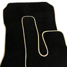 Black Floor Mats For Mercedes-Benz SL-Class R231 (2012-2022) Beige Trim - AutoWin