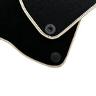 Black Floor Mats For Mercedes-Benz SL-Class R231 (2012-2022) Beige Trim - AutoWin