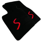 Black Floor Mats for Mini Cabrio R52 Convertible (2004-2009) - AutoWin