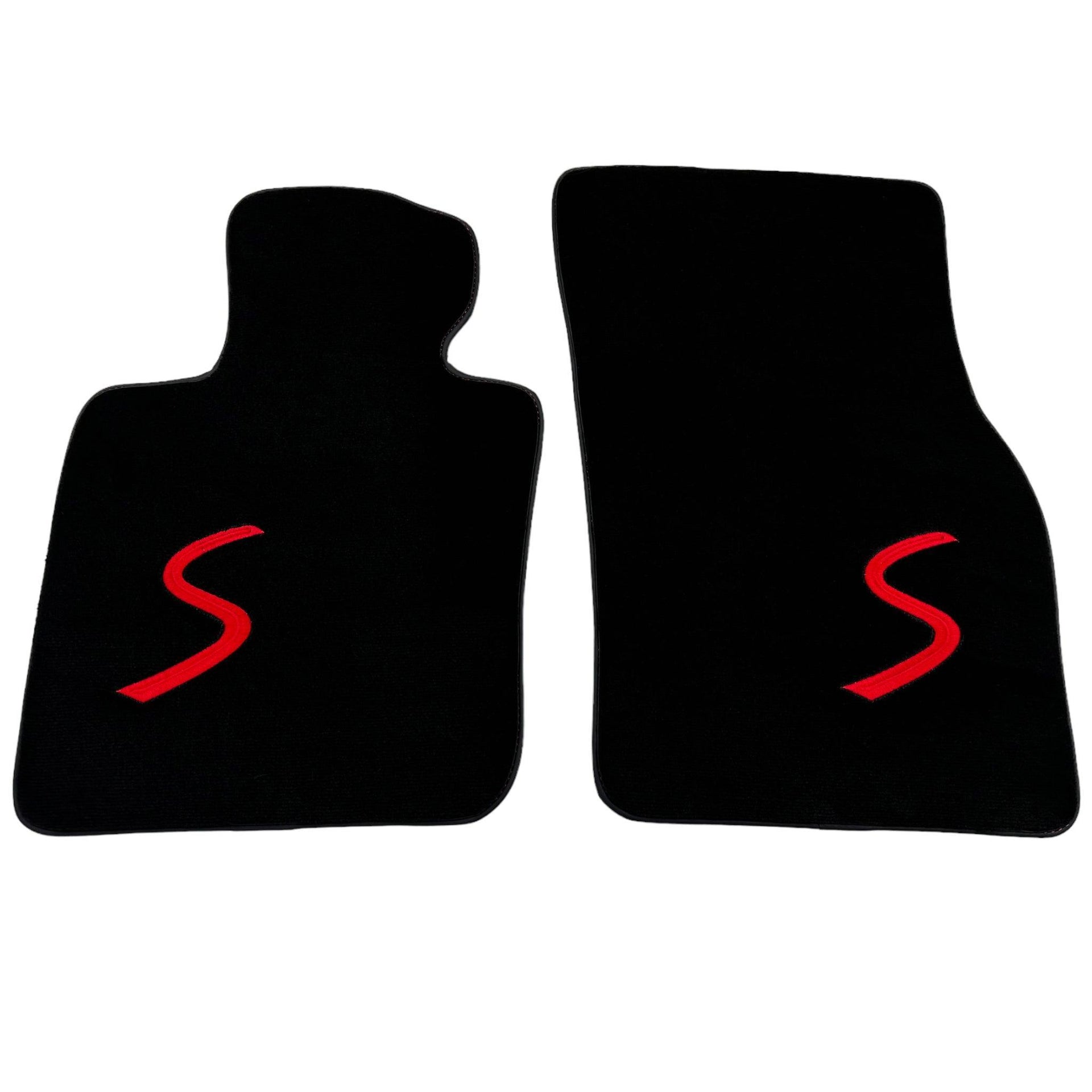 Black Floor Mats for Mini Cabrio R57 Convertible (2009-2016) - AutoWin