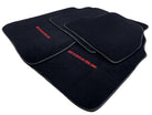 Black Floor Mats For Nissan 200 SX (1995-2000) Tailored With Red Logo - AutoWin