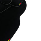 Black Floor Mats for Porsche 911 - 992 (2019-2024) with German Flag - AutoWin