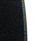 Black Floor Mats For Rolls Royce Black Badge Cullinan Yellow Leather - AutoWin