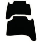 Black Floor Mats For Toyota Land Cruiser 120 (2002-2009) | Beige Trim - AutoWin