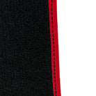 Black Floor Mats For Toyota Land Cruiser 200 (2008-2012) Red Trim | ER56 Design - AutoWin