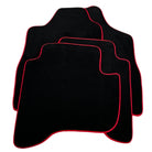 Black Floor Mats For Toyota Land Cruiser 90 (1997-2003) Red Trim | ER56 Design - AutoWin