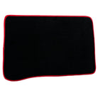 Black Floor Mats for Toyota Prius (2009-2012) ER56 Design with Red Trim - AutoWin