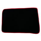 Black Floor Mats for Toyota Prius (2009-2012) ER56 Design with Red Trim - AutoWin