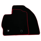 Black Floor Mats for Toyota Prius (2009-2012) with Red Trim - AutoWin